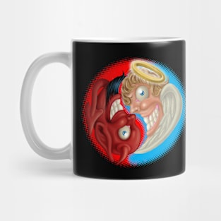 Angel & Devil Yin-Yang Mug